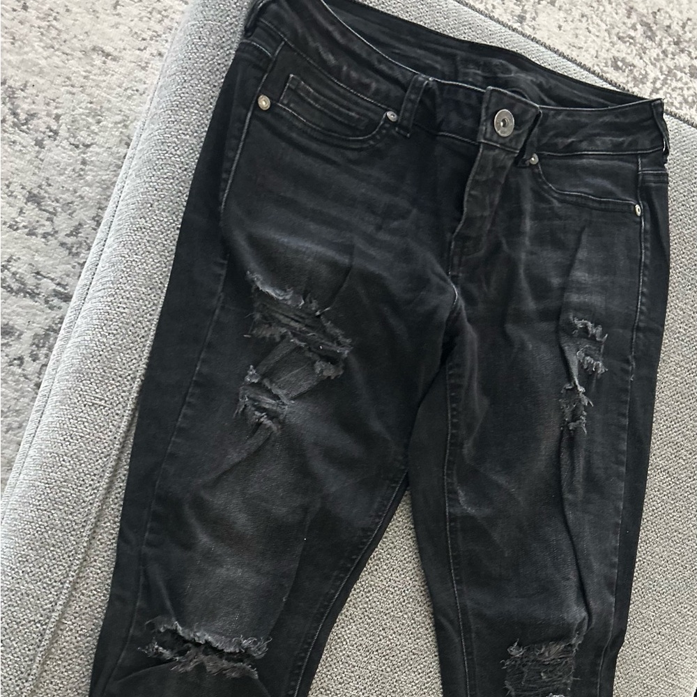Maurice’s black stretch jeans